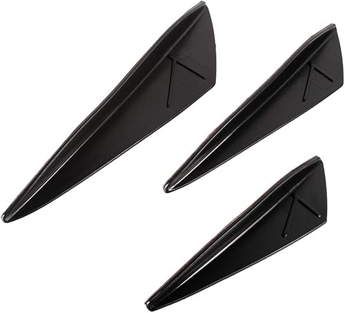 Miniatura 8 de Carenado delantero de motocicleta, alerones laterales aerodinámicos alerones decorativos dinámicos Kit de alas para bicicleta deportiva (negro)