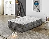 sensoreve-Matelas Orionis 140x190cm-Technologie Hybrid: Mousse HDensité +Mousse MÉMOIRE DE Forme-Épaisseur 16cm-Soutien Tonique Parfait & Enveloppant-Label sanitized(Anti bactérien/acarien)