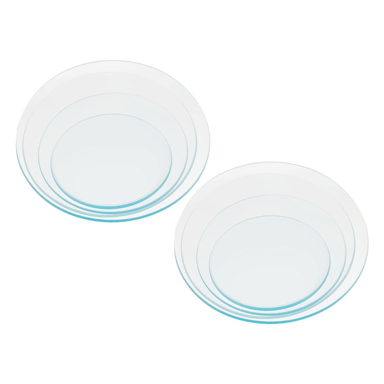 CHILDWEET 8pcs Laboratory Watch Glasses Laboratory Round Watch Glass Glass Transparent Watch Glass for School School Laboratory Watch Glass