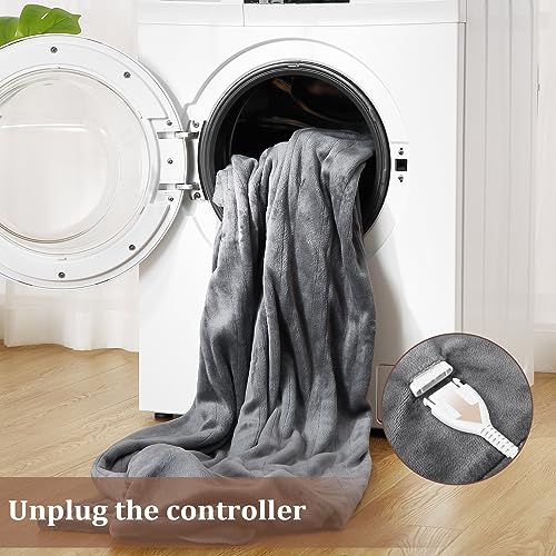 Caromio LYVC3PO-EB1GREYK Heated Blanket Electric Throw King Size thumb #5