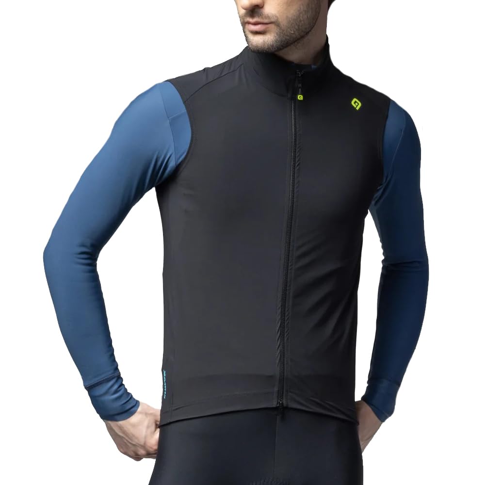 Alé Cycling Men's Klimatik K-Solution Water Repellent Gilet, Black, S