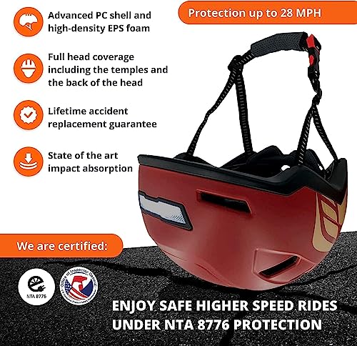 Image of XNITO Bike Helmet with LED Lights - Urban Bicycle Helmet for Adults, Men & Women - CPSC & NTA-8776 Dual Certified - Class 3 E-Bikes, Scooters, Onewheel, Commuter, Mountain