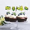 Jamaican Dessert Cupcake Toppers Party Supplies - Jamaica Paper Straw Decor Party Favors - Jamaican Baby Shower or Birthday Party Decorations - Set of 24 Counts #3