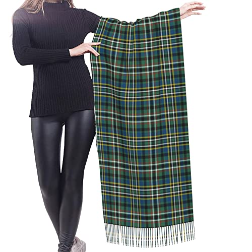Winter Warm Wrap Shawl Ancient Tartan Of The Scottish Clan Scott Print Scarves Blanket Scarf For Women Men2