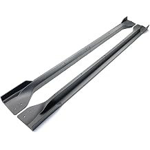 Car Side Skirt Extension Splitter A Pair Compatible For Jeep Grand Cherokee SRT/SRT8/Trackhawk 2012-2021 Plate Lip Bumper Winglet Body Kit Anti-Collision Automotive ModificationForged Carbon1