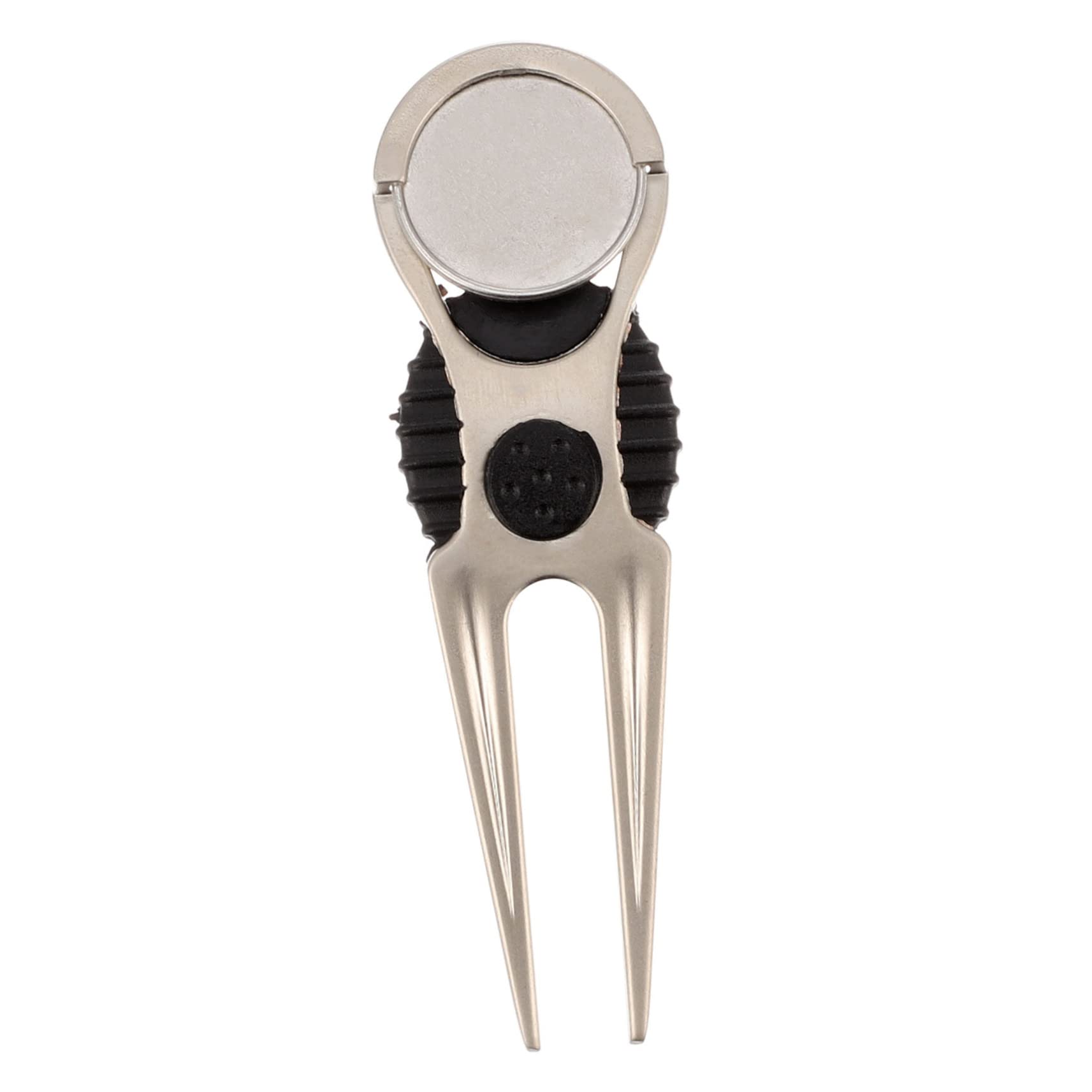 UKCOCO 1Pc Zinc Alloy Golfs Divot Repair Tool Durable Golfs Fork for Outdoor Sports for Clubs Present Giving Essential Golfs Training Tool