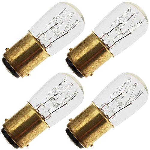 Industrial Performance 10S6/10DC 250V, 10 Watt, S6, Bayonet (BA15D) Base Light Bulb (4 Bulbs)