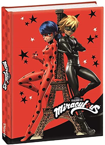 Miraculous Diario escolar Ladybug original 2021/2022 + bolígrafo brillante LED