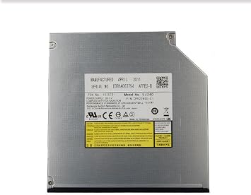UJ-240 UJ260 6X Blu-RAY Burner BD-RE CD DVD Rewriter Internal 12.7mm Sata Tray-Loading Laptop Drive with Bezel for Dell Optiplex 7020 3060 3050 and for HP Pavilion dv4 dv5 dv6 dv7 dv8
