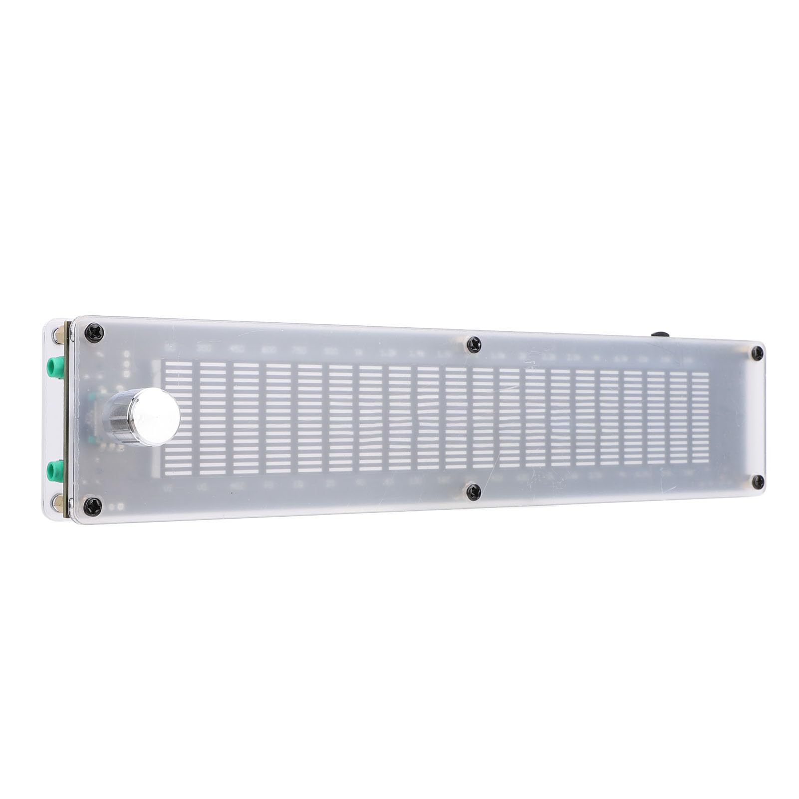 Égaliseur Musical LED 15 Bandes Stéréo Double Affichage Graphique Temps Réel Processeur Arm Compatible with Systèmes AGC Sensibilité Élevée
