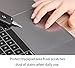 CaseBuy MacBook Air Trackpad Cover Protector for 2021 2020 Release MacBook Air 13 Inch with Touch ID Model A2337(M1) A2179 A1932 Clear Anti-Scratch Trackpad Skin