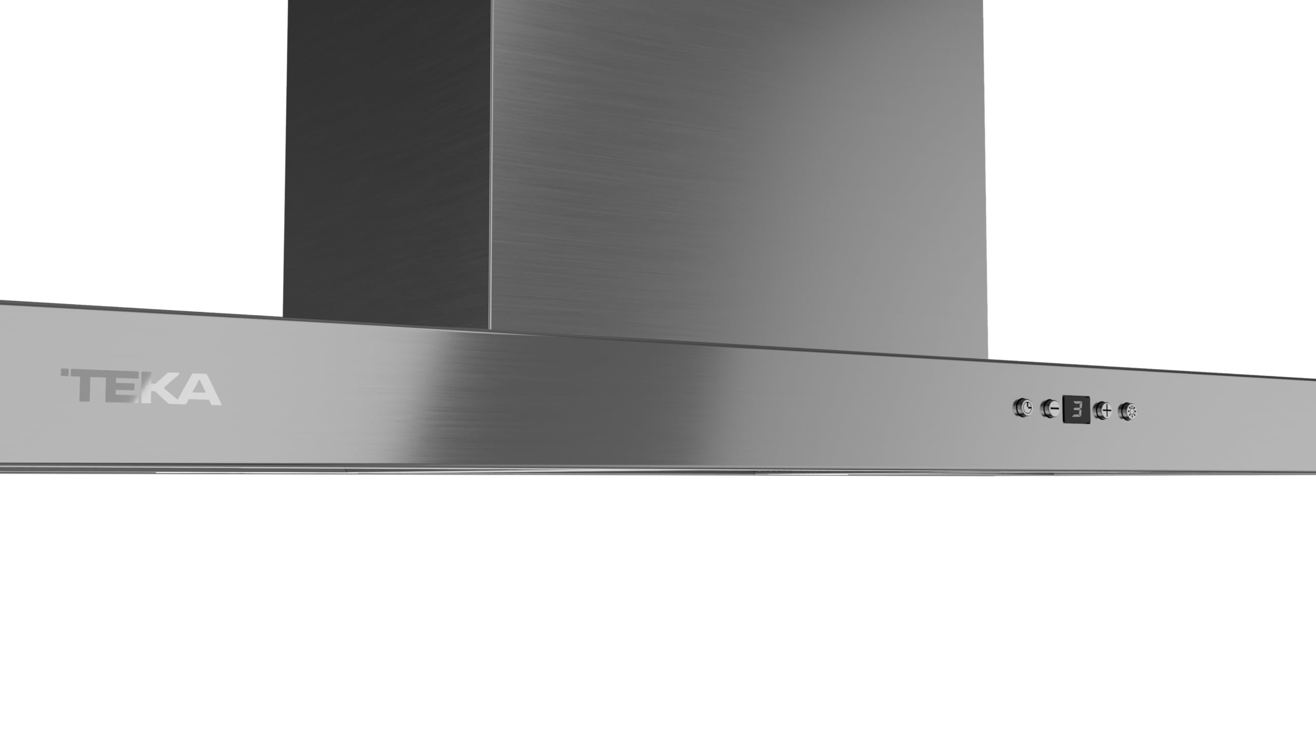 TEKA Campana Extractora de Pared 90 cm, 4 Velocidades, Motor Doble Turbina EcoPower, Iluminación LED, Acero Inoxidable, DSH 986