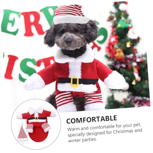 Disfraz para perro con gorro de Santa talla 2XL miniatura 5