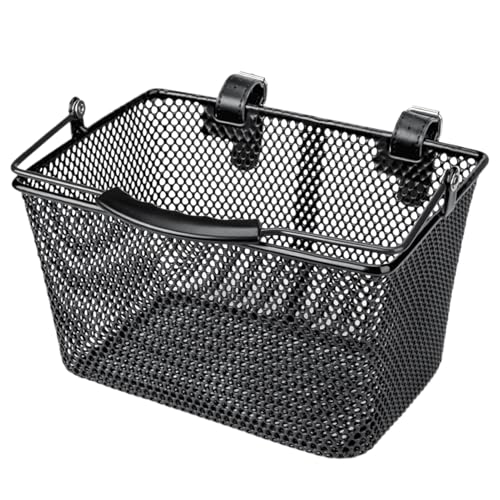 Cesta de hierro en ciclismo delantera para llevar botellas cómodamente