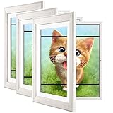 3 Pack Kids Art Frame White, 10x12.5 Kids Artwork Frame Changeable Front Opening, 8.5x11 with Mat and 10x12.5 without Mat, Children Storage Frame Holds 50Pcs Crafts, Drawing, Art Project, Schoolwork