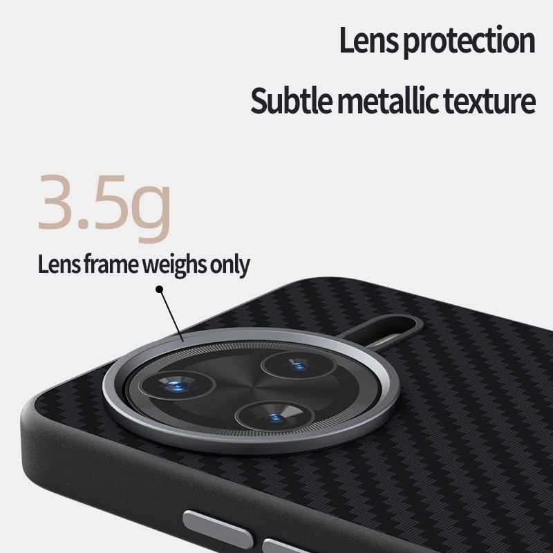 Coque en fibre de carbone Xiaomi Redmi K80, housse robuste et coque de protection fine anti-choc - 6