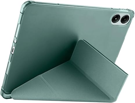 Redmi Pad Pro 12.1 Xiaomi Uyumlu Tablet Kılıf Kalem Bölmeli Uyku Modlu Standlı Trifolding Kılıf Kırmızı