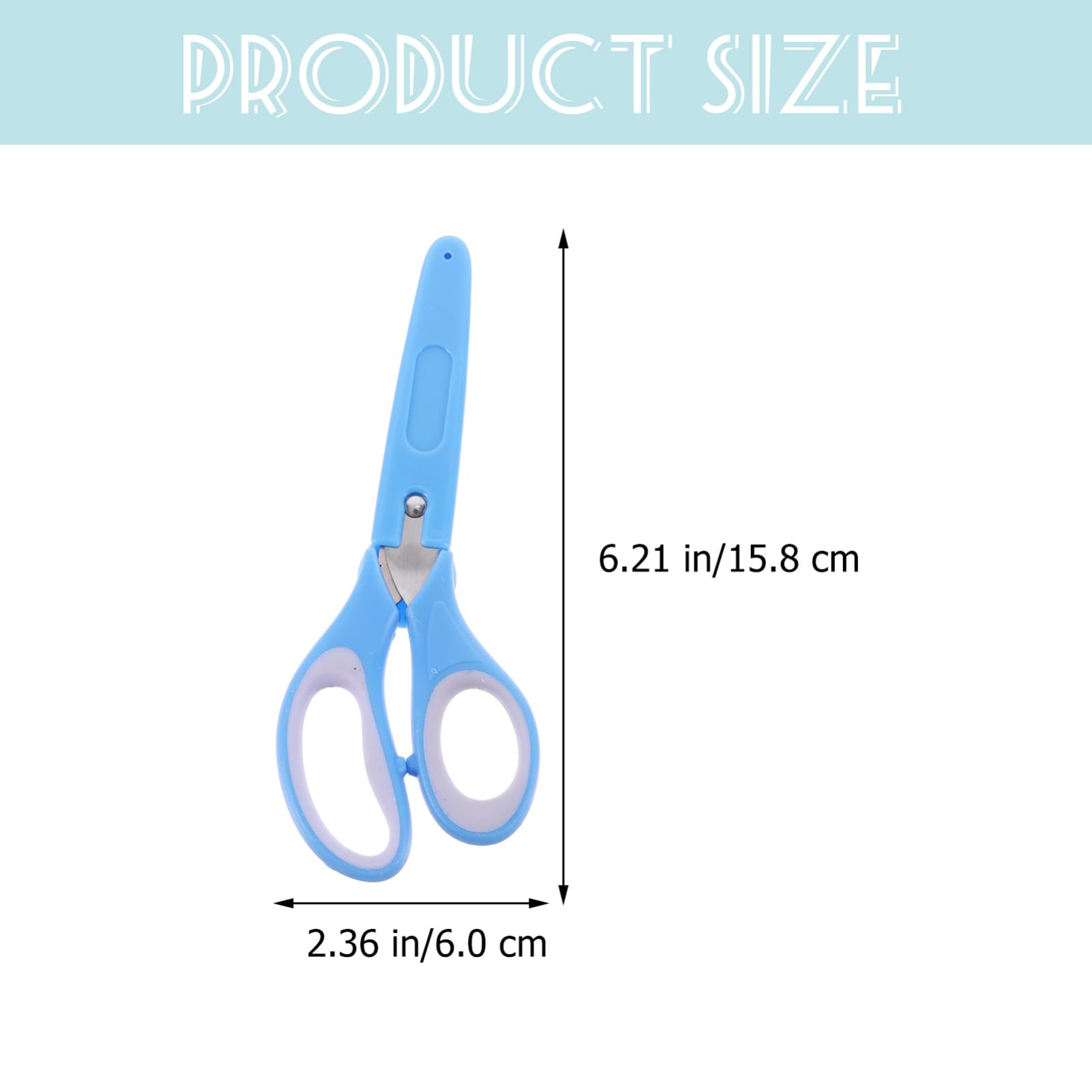 Abaodam 4 Set Forbici Alla Rinfusa Forbicine Per Unghie Braccialetto Staccabile Forbice Forbici Prescolari Forniture Per La Casa Acciaio Inossidabile Sky- Pezzi * 4