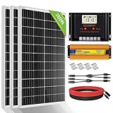 ECO-WORTHY Kit Inversor Solar 360W: 3 Paneles Solares 120W + 1 Controlador de Carga...