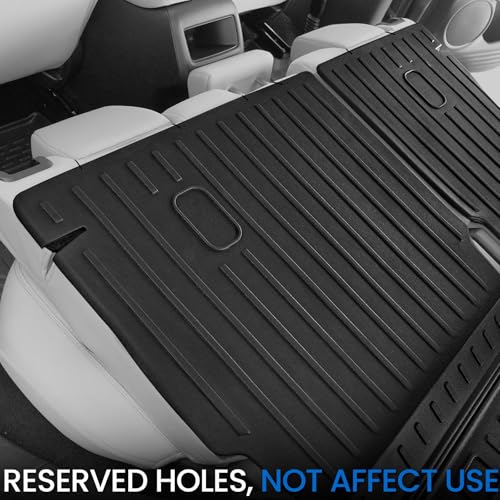 Image of Cargo Mat Backrest Mats for 2023-2025 2026 2027 Honda HR-V, All Weather TPE Backrest Mat Trunk Mat Cargo Liner Storage Mats Accessories for HRV