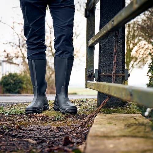Grubs Frostline Neopren klassische Stiefel, 5 mm isolierte, wadenhohe Schuhe, wasserdichte lange Gummistiefel, bequeme Schuhe mit TRAX™-Grip, Outdoor-Stiefel für kaltes Wetter von -20°C bis +20°C,S-42