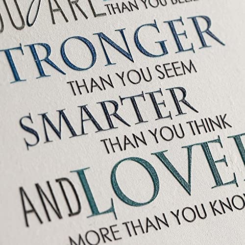 Lukiejac Inspirational Quotes Desk Decor Gifts For Women Best Friend Encouragement Cheer Up Gifts Office Inspiration Positive Plaque With Wooden Stand For Cowoker Motivational Sign For Birthday (Blue) #TOP3