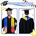 Vcmaluco Customized Graduation Stole Mixed Country Flag Graduation Sash for International Graduation Stole