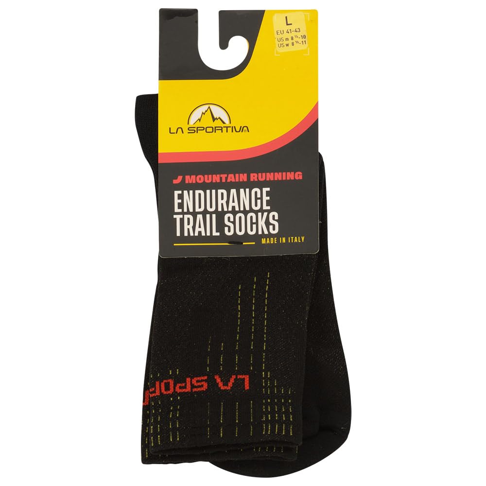 La Sportiva Unisex Noir Football Socks Endurance L (41/43)