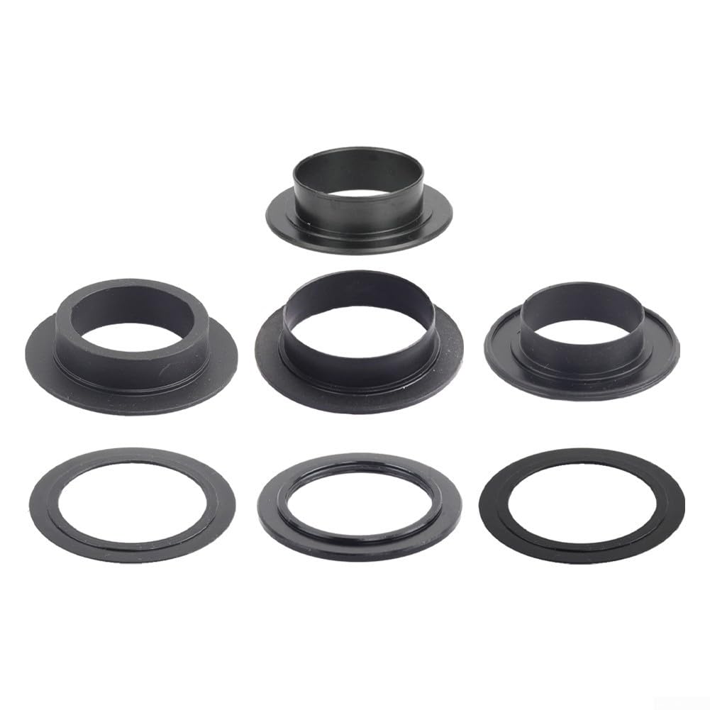 Black Aluminum Alloy Bottom Bracket Adapter,Bike Bottom Bracket Conversion Solution For DUB For BSA BB(2# 30-29mm)