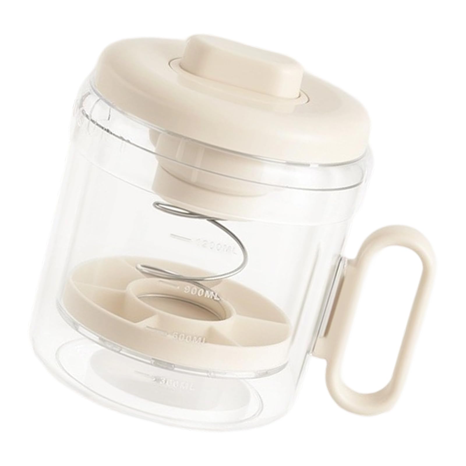 Nucelit Greece Yogurt Maker Strainer Builts in Adjustable Pressure Spring and 3 Fine Net Bags for Efficient Straining Yogurt Filter Strainer for Thick