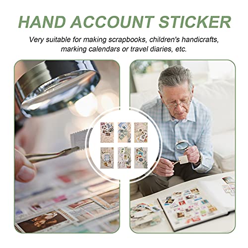 EXCEART 6 Sacos de Selo Postal Do Vintage Scrapbooking Retro Papelaria para Scrapbooking Planejadore