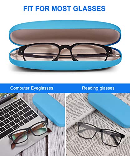 Image of RayLove Unisex Hard Shell Eyeglasses Cases, Protective Case For Glasses