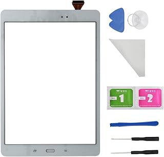 White Touch Screen Digitizer Glass For Samsung Galaxy Tab A9.7 SM-T550 T550 T551 T555 (Not Include LCD) With Adhesive and Tools