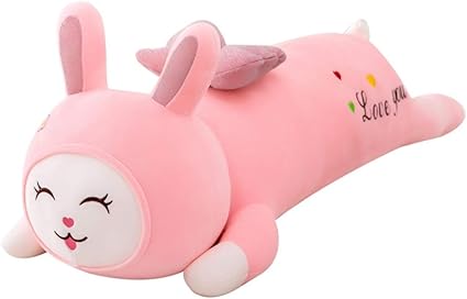 Amazon Co Jp ウサギ 抱き枕 プレゼント ギフト グッズ クッション 動物 兎 70cm かわいい 可愛い だきまくら 母の日 ハロウィン コスプレ ぞう ぬいぐるみ クッション 赤ちゃん ベビー ピンク 出産祝い キャラクター おもちゃ