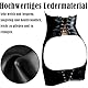 JVJVWO Bdsms Spielzeug Extrem für Frauen Bondagesack Latex Dessous FüR Damen Domina Outfit Sklavin Leder Dessous Erotische KostüMe Leder Harness für Frauen Spielzeug