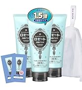 [大容量セット]ロゼット 洗顔パスタ アクネクリア(180g×3)+泡立てネット(×1)＋サンプル(×2)