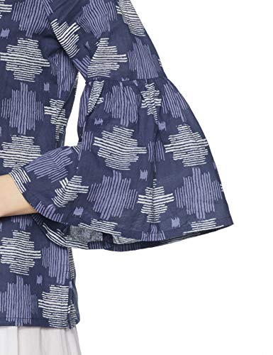 Image of Amazon Brand - Myx Women Cotton Straight Fit Straight Kurti (Available in Plus Sizes)