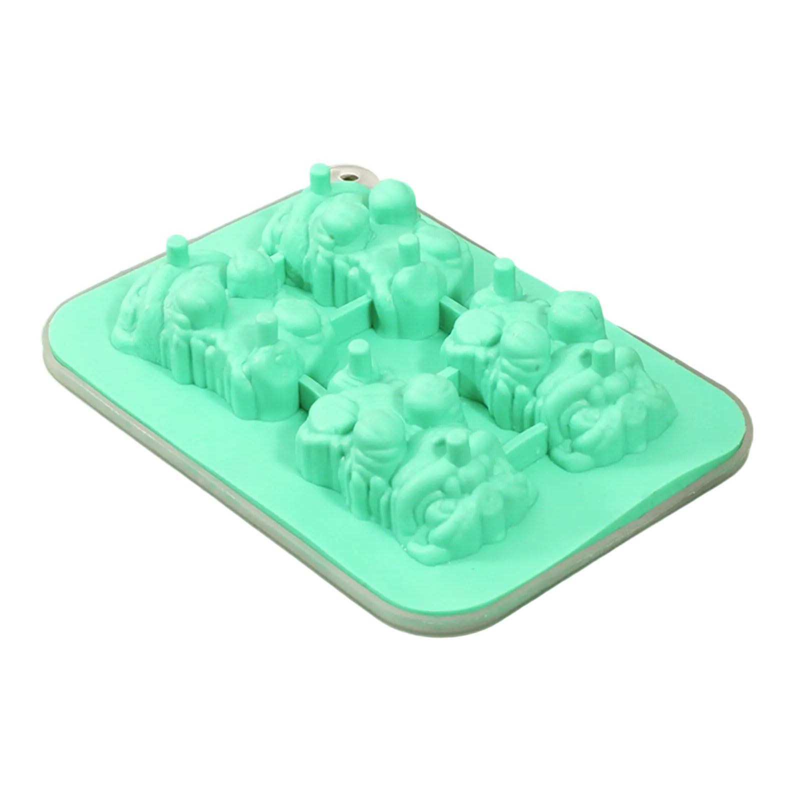 Xinsheinelry Food Grade Silicone Ice Tray Hanging Cup Lions Shape Ice Mold Maker for Soup Freezers Wine Juices Enduring Hanging Cup Lions Shape Maker