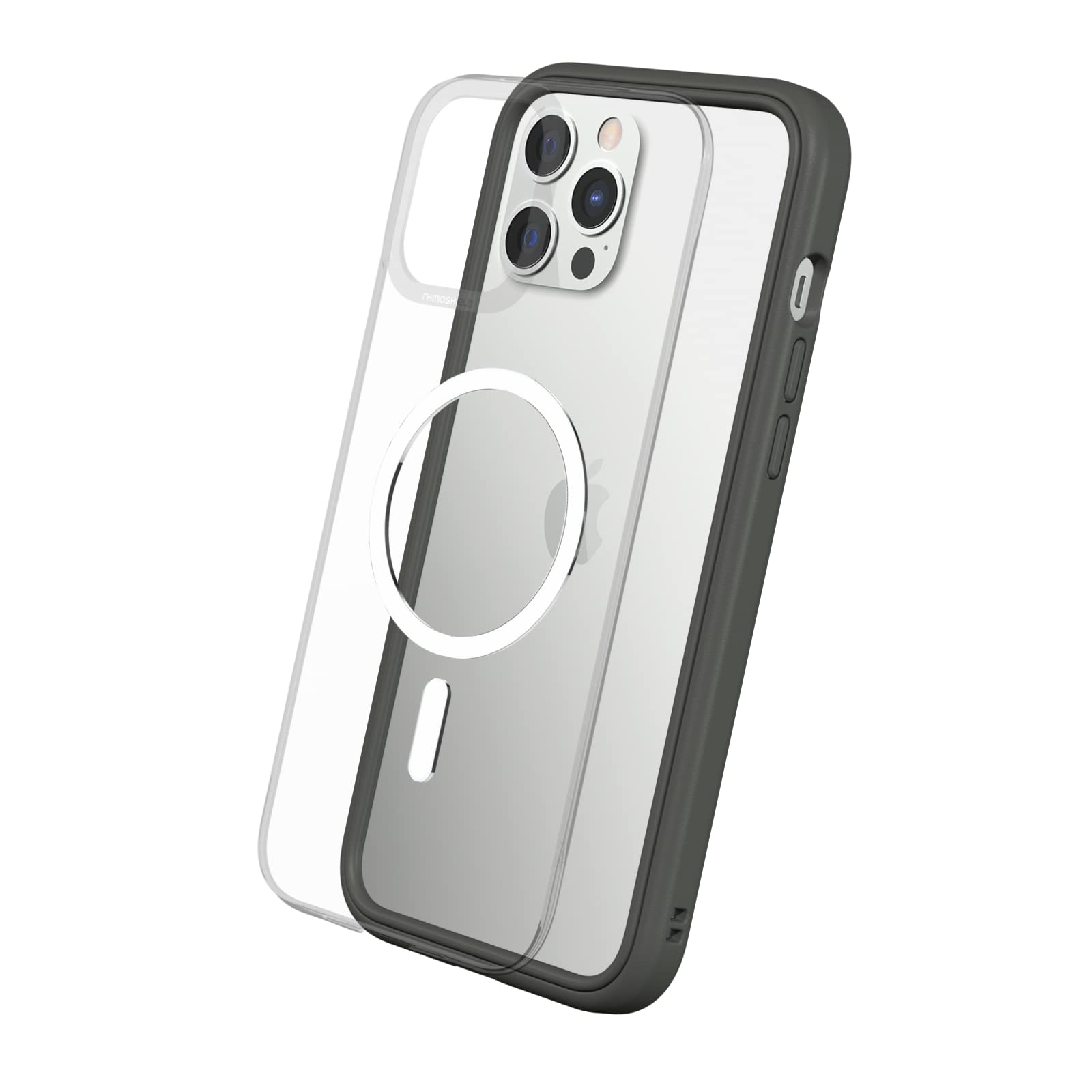 Coque RhinoShield Mod NX iPhone 12 Pro Max antichoc MagSafe graphite personnalisable - 7