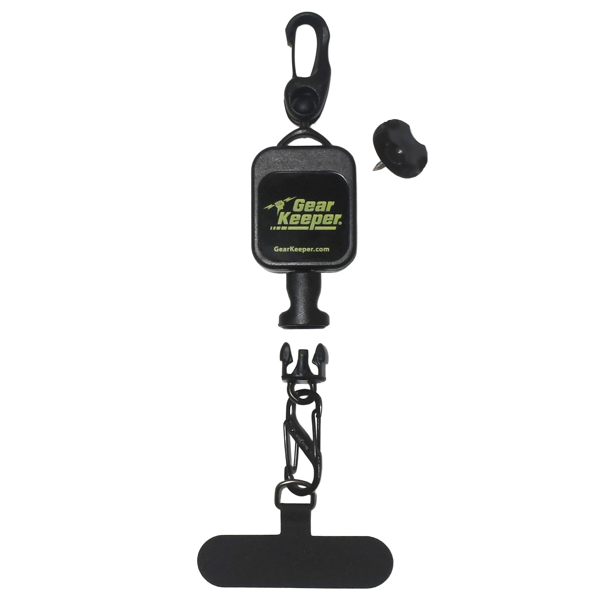 Hammerhead Industries Gear Keeper Smartphone Retractor RT5-5470 ââ‚¬â€œ Features Heavy-Duty Multiple Mount-Snap Clip/Threaded Stud with Q/CI Lanyard - Made in USA-image-44