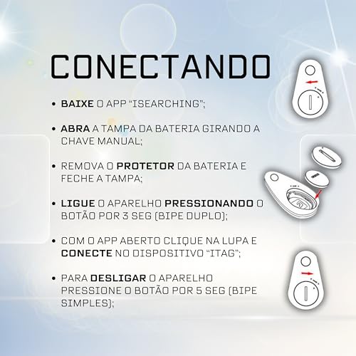 Chaveiro Localizador Bluetooth Tag Rastreador de Objetos Bolsa Celular Chaves Disparador de Fotos Al