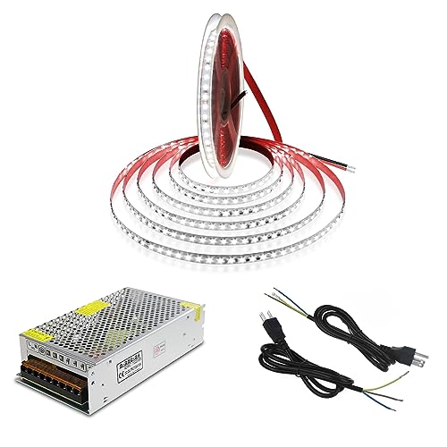 Tira de LED blanca 20M 6000K con fuente de 24V 10A ALITOVE miniatura 1