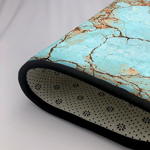 Tapis de sol durable turquoise pour protéger et sublimer la pièce