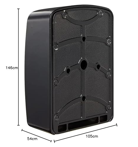Burg-Wächter Schlüsseltresor mit 4-stelligem Zahlencode für außen und innen, Sicher, Wandmontage, Key Safe 40 SB, Schwarz, Außen: 146x105x54mm (HxBxT)