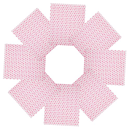 KOMBIUDA 50Pcs Heart Baking Paper Sheets Greaseproof Food Wrapping Paper Oil Absorbing Pastry Sheets for Cakes for Home and Commercial Use Charming Heart Pattern