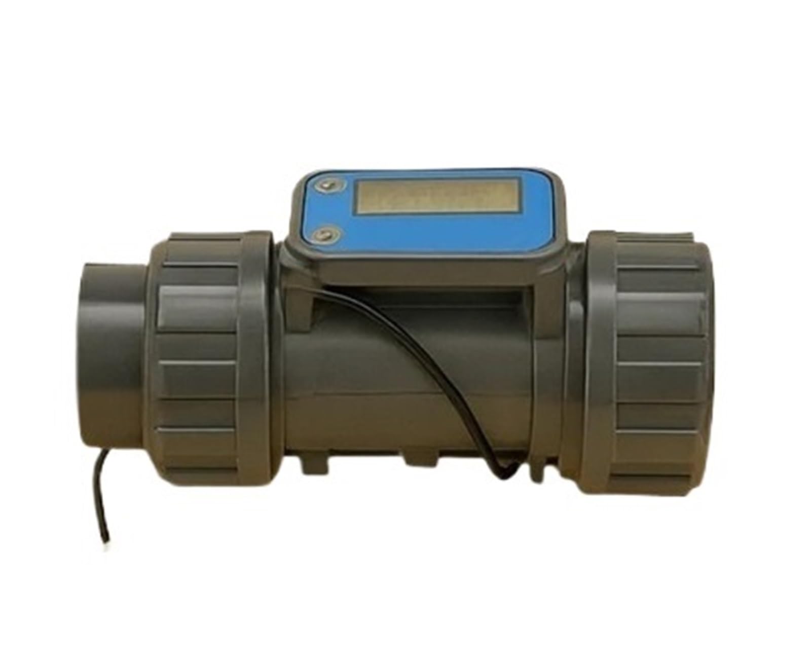 QfUxYYSLD Wired Pipeline Digital Flow Meter DN15-DN80 Display Flowmeter with Cable PVC Flow Sensor(DN25)