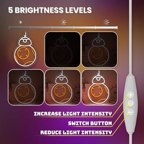 Image of AHlove Game Neon Signs for Wall Decor,Led Neon Lights Suitable for Man Cave、Bedroom、Garage、Party, Birthday、Christmas Gifts for Boys