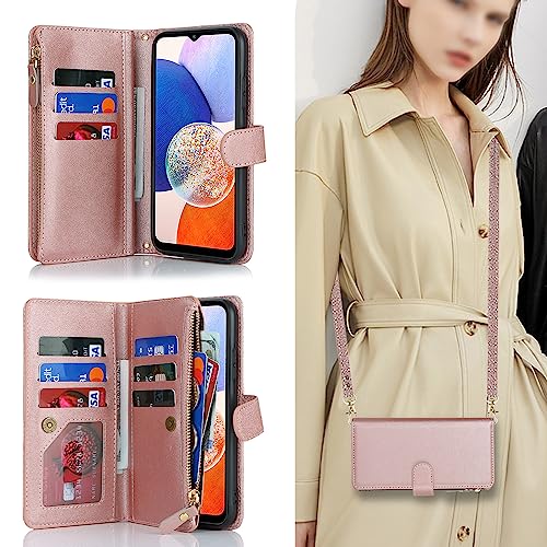 Coque Samsung A23 avec fermeture éclair pour libérer vos mains en soirée