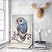 AIRDEA DIY 5D Diamond Painting Kit, Full Diamond Owl Embroidery Rhinestone Cross Stitch Arts Craft Supply for Home Wall Decor