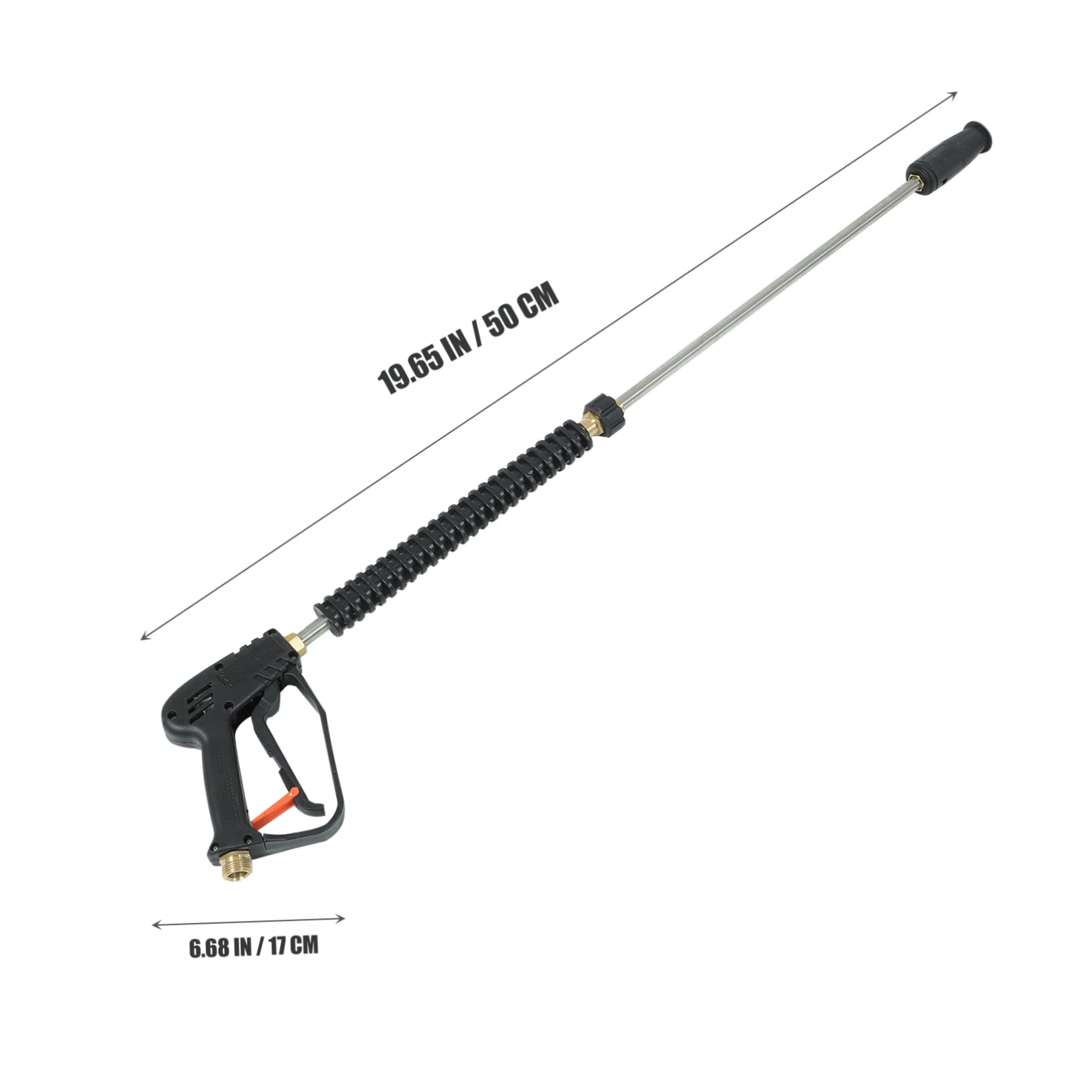 NOLITOY Accesorios para Hidrolimpiadora con Boquillas Ajustables para Coche Herramienta Profesional Resistente y Duradera para Limpieza de Vehículos y Superficies Exteriores